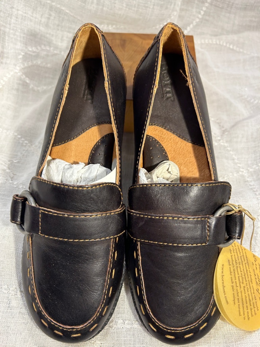 NWOT Born leather loafers - Picture 12 of 13